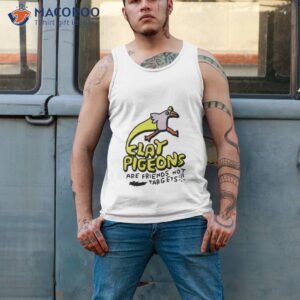 clay pigeon are friends not targets shirt tank top 2