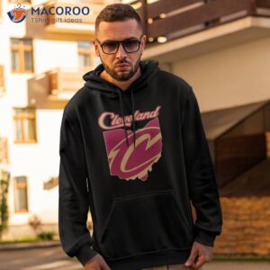 cleveland cavaliers basketball map logo 2023 shirt hoodie 2