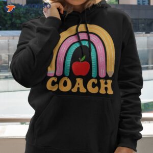 coach rainbow pencil apple back to school appreciation shirt hoodie