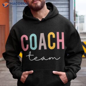 Coach Team Colorful Appreciation Day Back To School Shirt