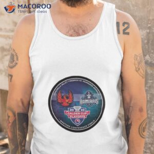 coachella valley firebirds vs milwaukee admirals 2023 calder cup playoffs dueling souvenir puck shirt tank top