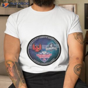 coachella valley firebirds vs milwaukee admirals 2023 calder cup playoffs dueling souvenir puck shirt tshirt