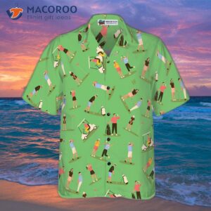 collection of golf players hawaiian shirts 2