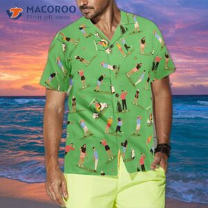 collection of golf players hawaiian shirts 3