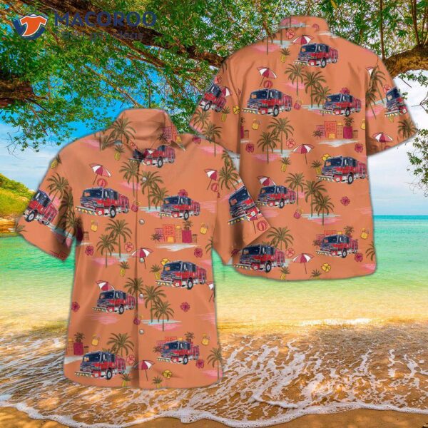 Collierville, Tennessee Fire Departt Hawaiian Shirt