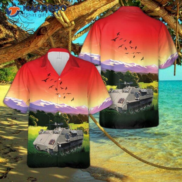 Colombian Army M113a1 Apc Hawaiian-style Shirt