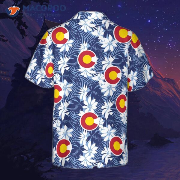 Colorado Flag Seamless Pattern Usa Hawaiian Shirt