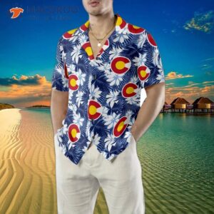 colorado flag seamless pattern usa hawaiian shirt 4