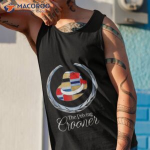 colored design the driving crooner shirt tank top 1