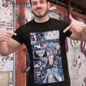 colored illustration poseidon japan anime shirt tshirt 1