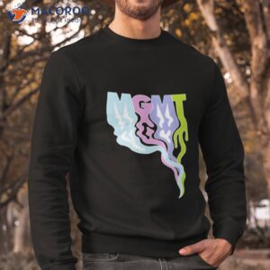 colored logo music band mgmt shirt sweatshirt