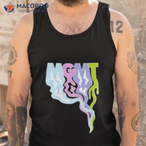 colored logo music band mgmt shirt tank top