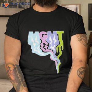 colored logo music band mgmt shirt tshirt