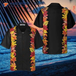 Colorful Autumn Thanksgiving-themed Hawaiian Shirt, Best Gift For Thanksgiving Day
