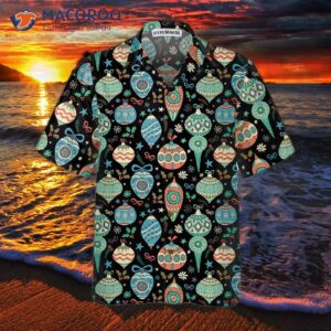 colorful christmas ball hawaiian shirt funny shirt a gift for christmas 2