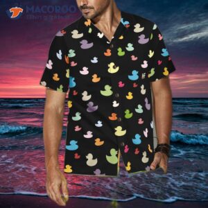 colorful ducks hawaiian shirt 3