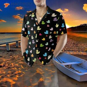 colorful ducks hawaiian shirt 4