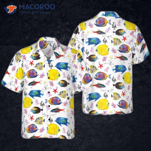 Colorful Fish V1 Hawaiian Shirt