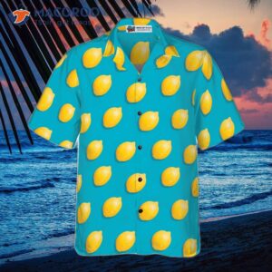 colorful fresh lemon hawaiian shirt 2