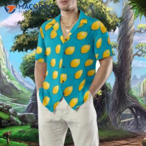 colorful fresh lemon hawaiian shirt 4