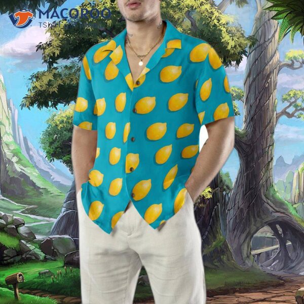 Colorful Fresh Lemon Hawaiian Shirt