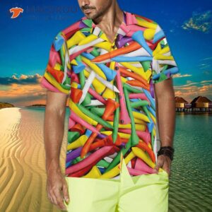 colorful golf tee hawaiian shirt 3