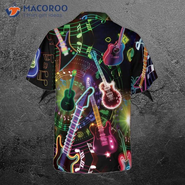 Colorful Hawaiian Guitars Shirt