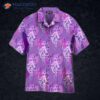 Colorful Octopus Sea Creature Violet Pattern Hawaiian Shirts