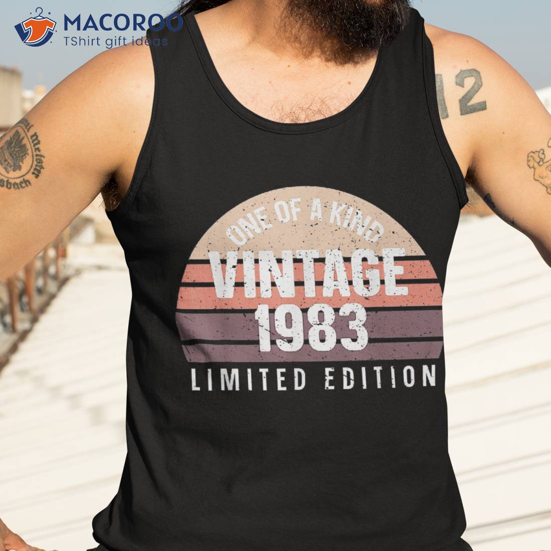 Colorful One Of A Kind Tee Vintage 1983 Limited Edition Shirt