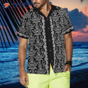 colorful s hawaiian shirt with gothic pattern 2