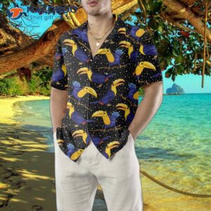 colorful toucan summer hawaiian shirt tropical shirt for adults cool print 4