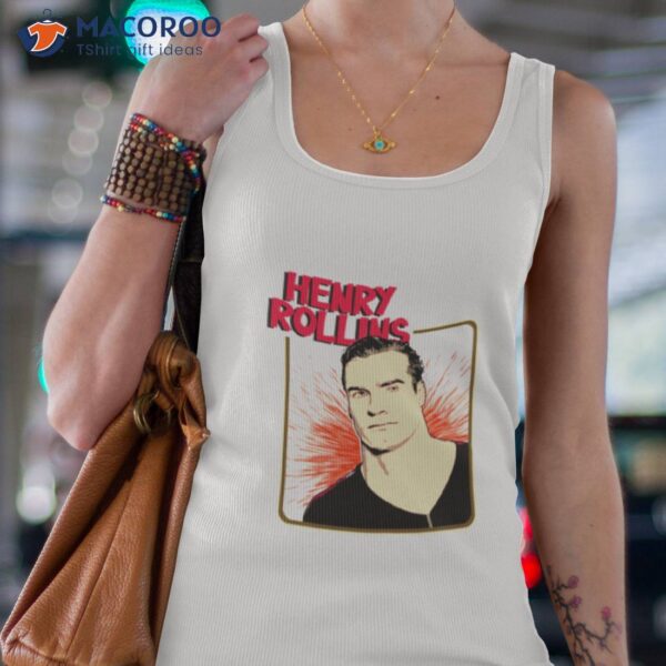 Comic Portrait Henry Rollins Shirt