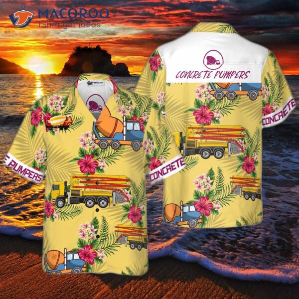 Concrete Pumpers’ Hawaiian Shirt