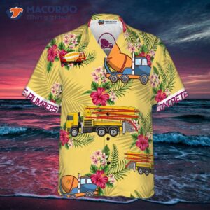 concrete pumpers hawaiian shirt 3