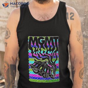 congratulations mgmt design shirt tank top