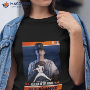 Congratulations To Alex Lange Is Al Reliever Of The Month For May Shirt