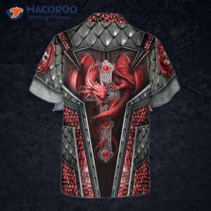 Cool Dragon 3D Hawaiian Shirt