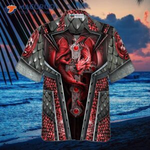 cool dragon 3d hawaiian shirt 2