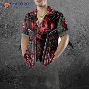 cool dragon 3d hawaiian shirt 4