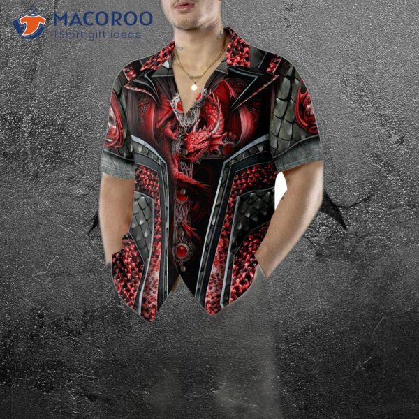 Cool Dragon 3D Hawaiian Shirt