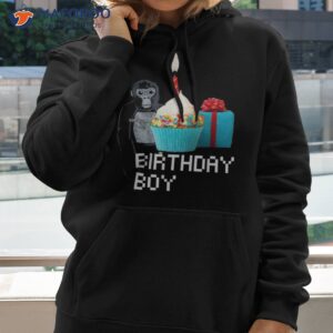 cool gorilla tag birthday party shirt vr gamer kids teens hoodie