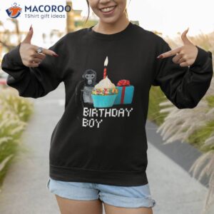 cool gorilla tag birthday party shirt vr gamer kids teens sweatshirt