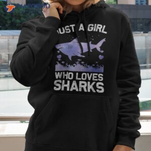 cool shark for girls kids whale lover shirt hoodie