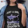 Cool Shark For Girls Kids Whale Lover Shirt