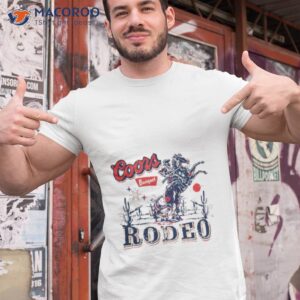 coors cowboy western rodeo shirt tshirt 1