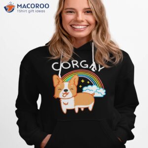 corgay pride corgi shirt hoodie 1