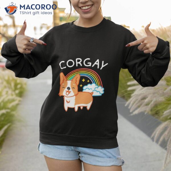 Corgay Pride Corgi Shirt