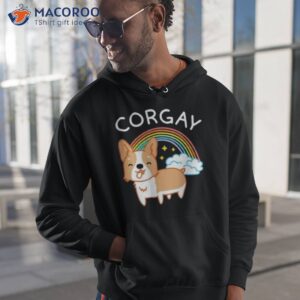 corgay rainbow corgi shirt hoodie 1