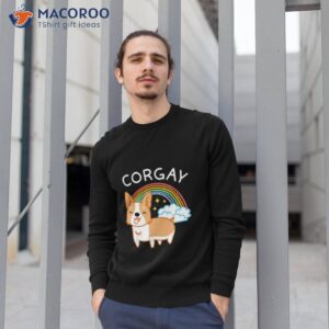 corgay rainbow corgi shirt sweatshirt 1