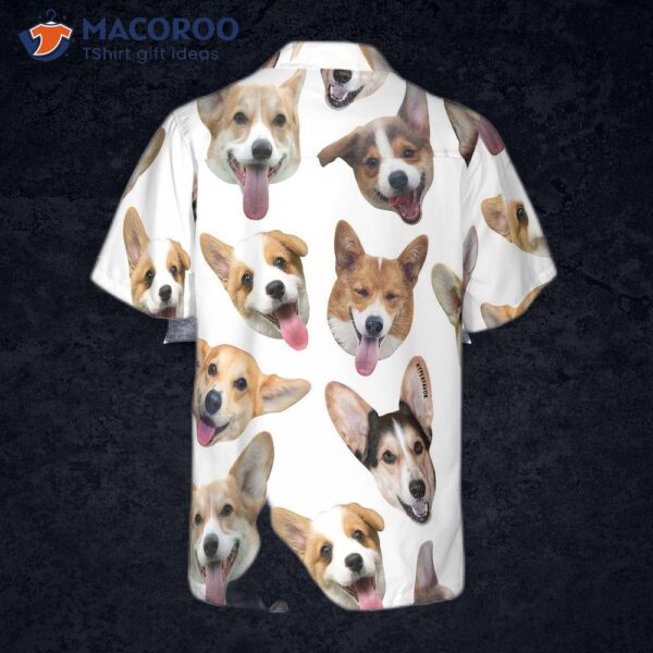 “corgi Hawaiian Shirt Featuring Cute Corgis’ Smiling Faces – The Best Dog For And “